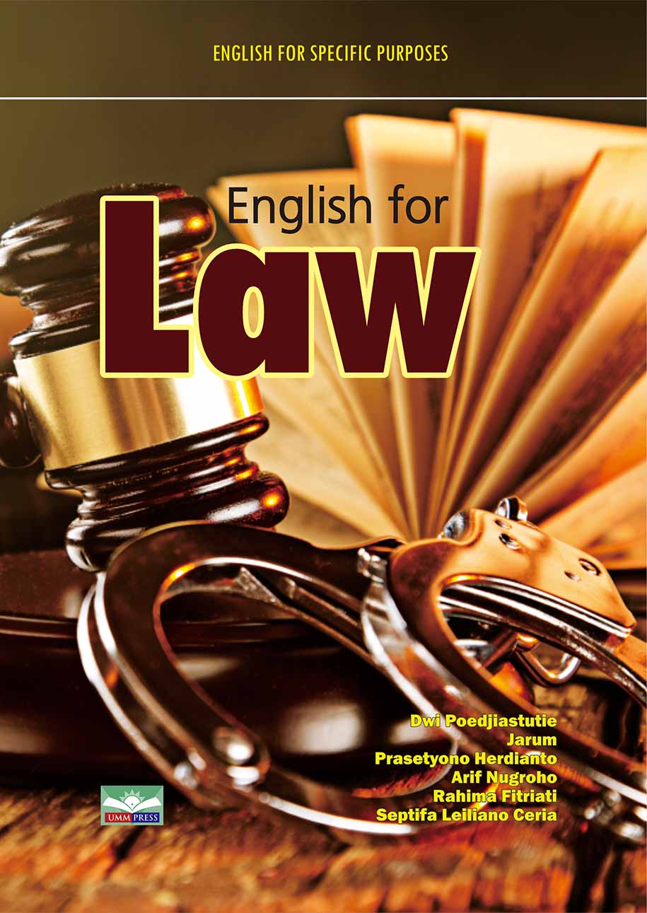 ESP - ENGLISH FOR LAW
