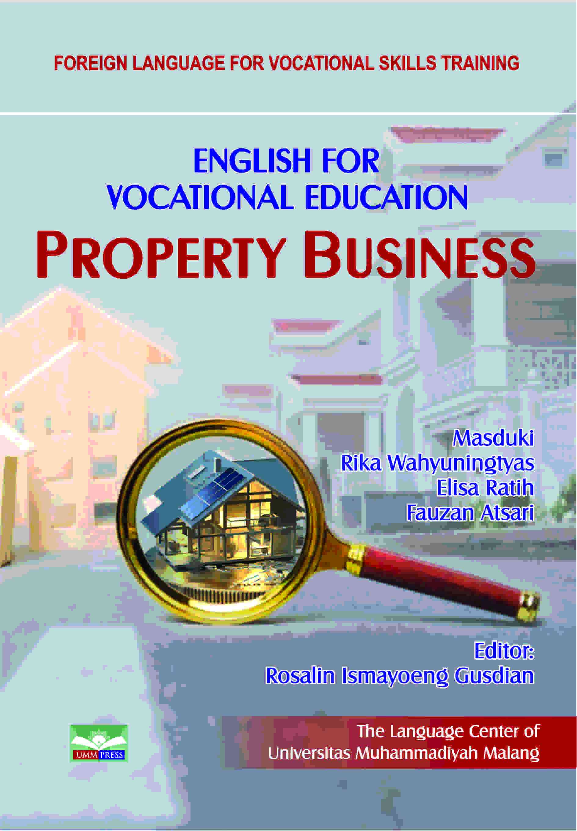 FLVST - ENGLISH FOR VOCATIONAL EDUCATION PROPERTY BUSINESS