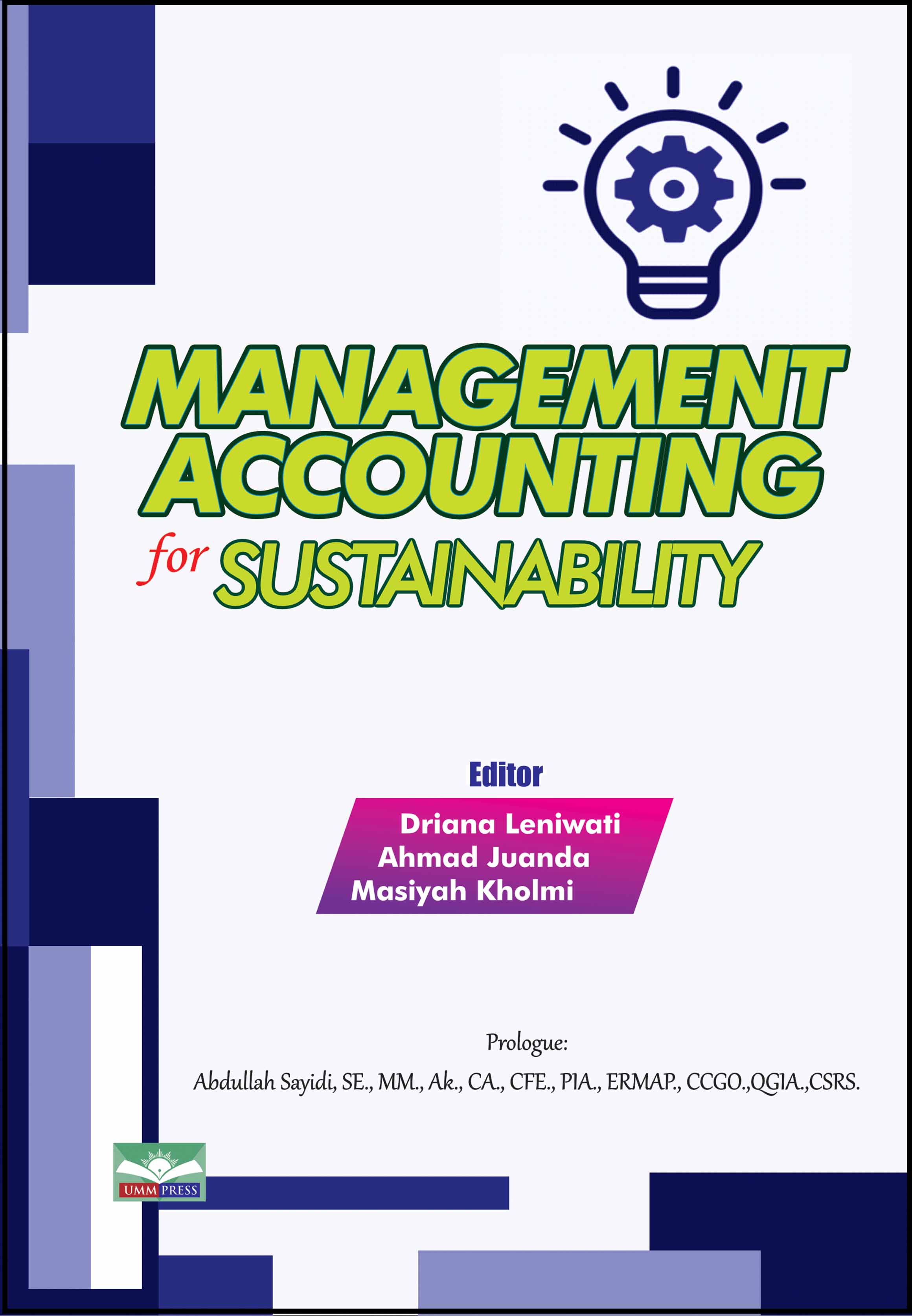 MANAGEMENT ACCOUNTING FOR SUSTAINABILITY